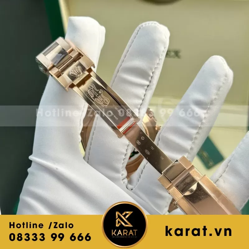 Đồng Hồ Rolex Daytona Rainbow 116595RBOW Bọc Vàng Độ Kim Cương Moissanite 40mm - Ảnh 7