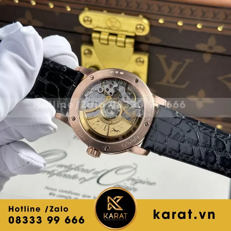 Đồng Hồ Audemars Piguet Code 11.59 Selfwinding 15210OR Rep 11 Mặt Đen Blue Nhà Máy APS 41mm - Ảnh 8