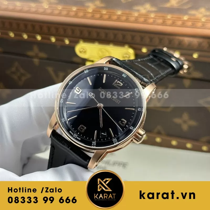 Đồng Hồ Audemars Piguet Code 11.59 Selfwinding 15210OR Rep 11 Mặt Đen Blue Nhà Máy APS 41mm - Ảnh 3