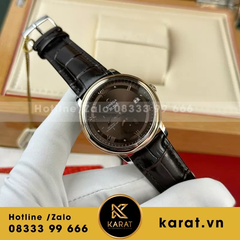 Đồng Hồ Omega De Ville Prestige Power Reserve Rep 1 1 Cao Cấp Dây 39.5mm - Ảnh 5