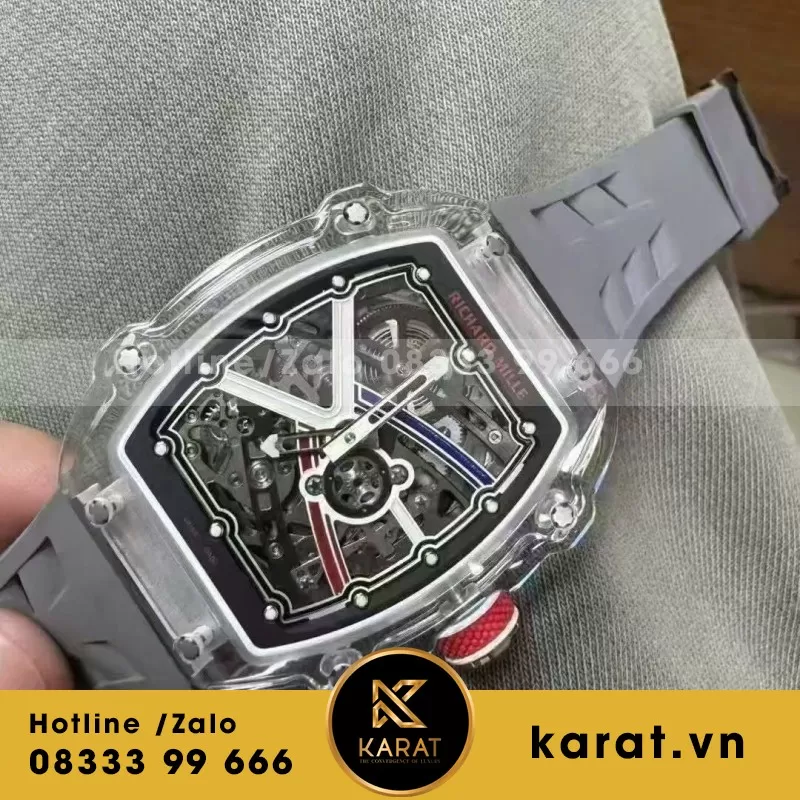 Đồng Hồ Richard Mille RM67-02 Carbon 38.7×47.52mm - Ảnh 8