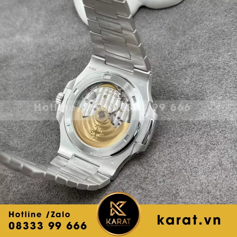 Đồng hồ Patek Philippe Nautilus 5711/110P Chế Tác Platinum Baguette Diamond - Ảnh 3
