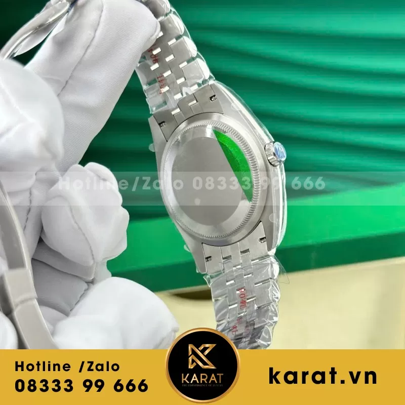 Đồng hồ Rolex Datejust phiên bản mặt số 3D Mặt Đen - Ảnh 7