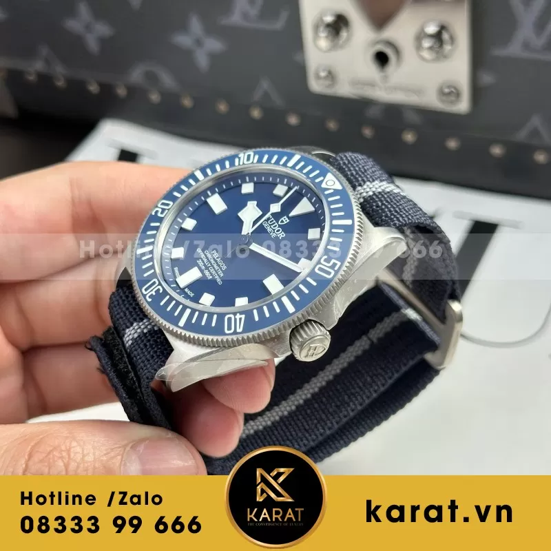 Đồng Hồ Tudor Chế Tác Pelagos FXD GMT Nam Mặt Xanh Nhà Máy M+ 42mm - Ảnh 8