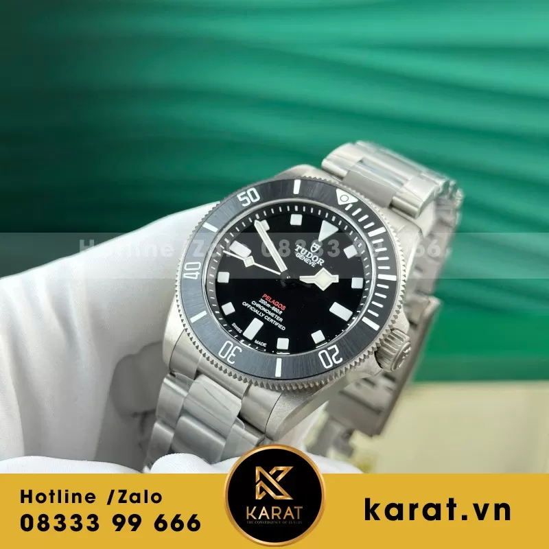 Đồng Hồ Tudor Pelagos Replica 11 Mặt Số Đen Nhà Máy ZF 39mm - Ảnh 8
