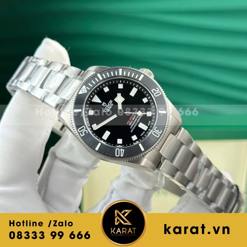 Đồng Hồ Tudor Pelagos Replica 11 Mặt Số Đen Nhà Máy ZF 39mm - Ảnh 7