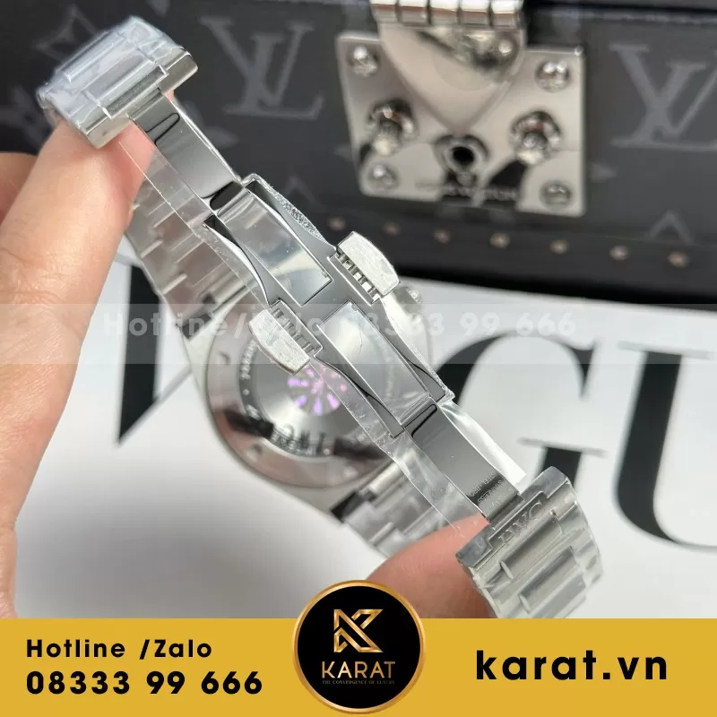 Đồng hồ IWC Ingenieur IW328907 Rep 11 mặt xanh white dây kim loại xưởng V7 40mm - Ảnh 4