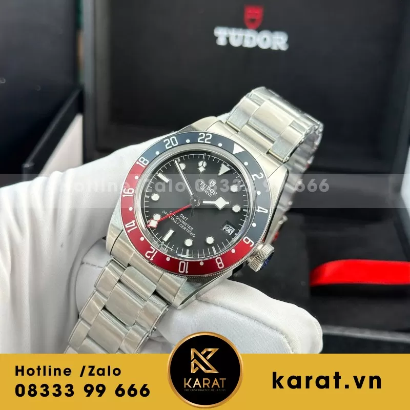 Đồng Hồ Tudor Black Bay GMT Replica 1 1 Nhà Máy ZF 41mm - Ảnh 9
