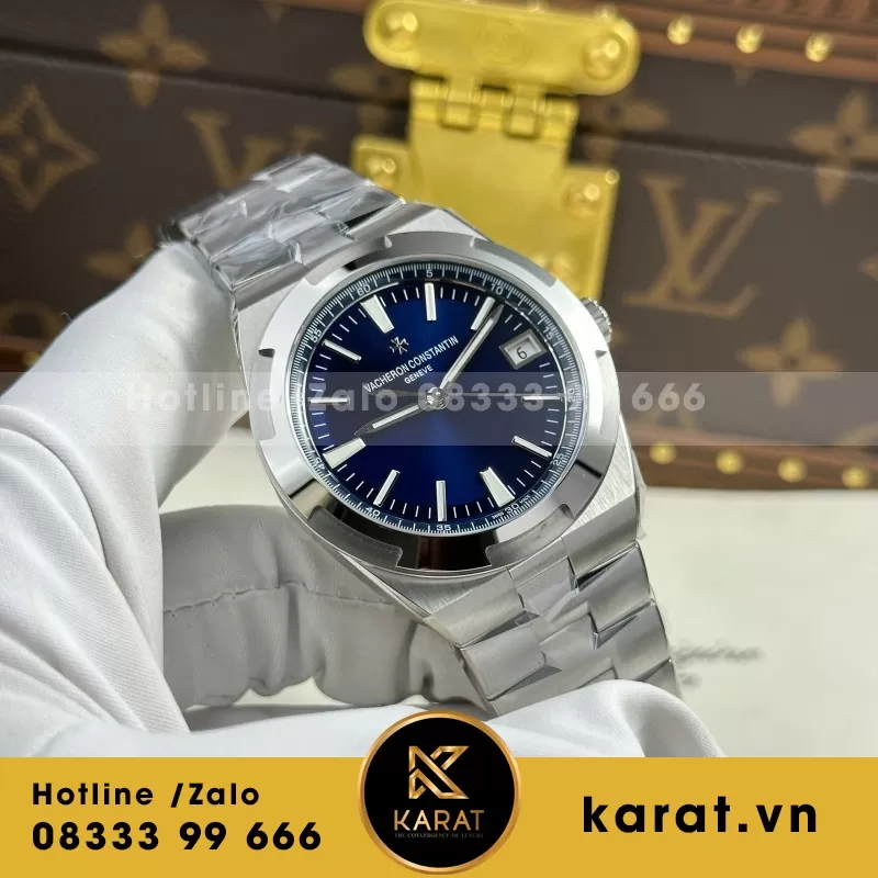 Đồng Hồ Vacheron Constantin Overseas 4500V Mặt Xanh Dương Nhà Máy PPF 41mm - Ảnh 8