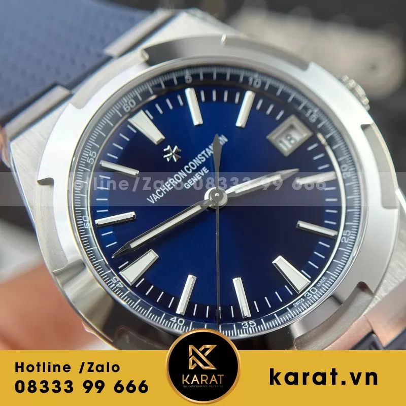 Đồng Hồ Vacheron Constantin Overseas 4500V Mặt Xanh Dương Nhà Máy PPF 41mm - Ảnh 7