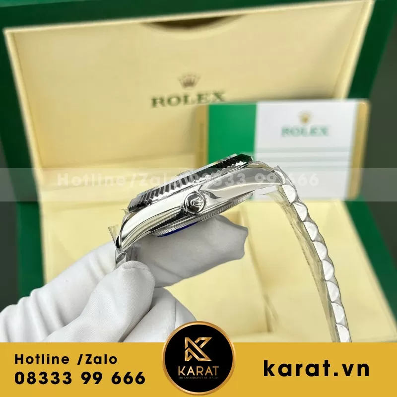 Đồng Hồ Rolex Rep 11 Sky Dweller 326934 Mặt Trắng Dây Jubilee 42mm - Ảnh 6