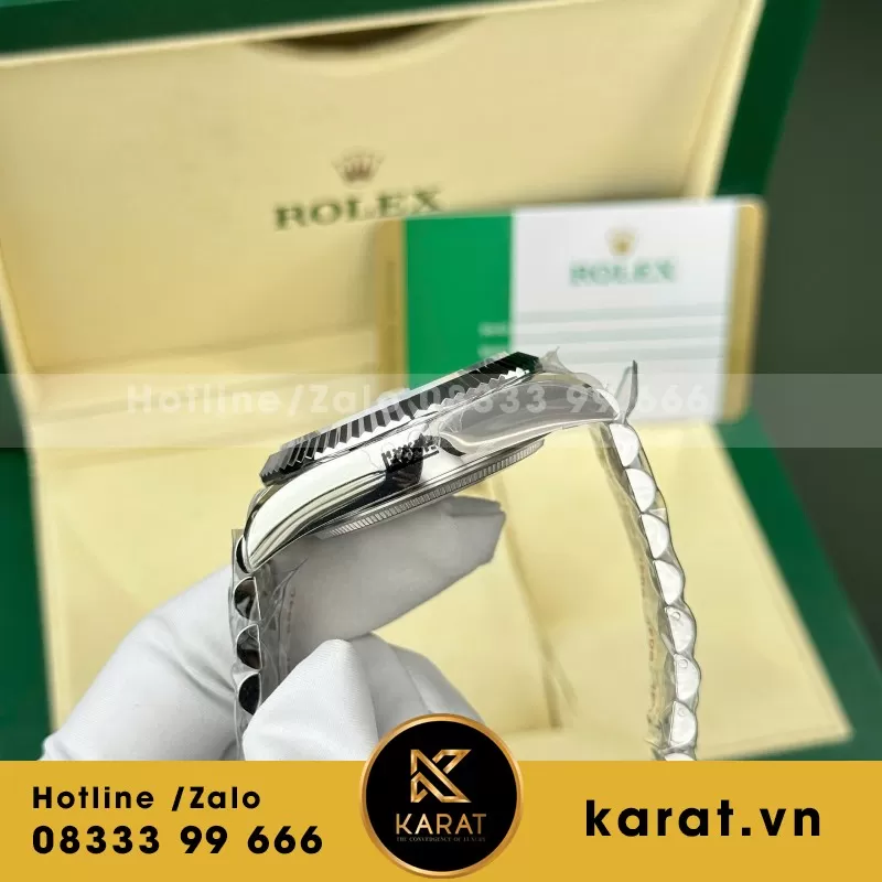 Đồng Hồ Rolex Rep 11 Sky Dweller 326934 Mặt Trắng Dây Jubilee 42mm - Ảnh 5