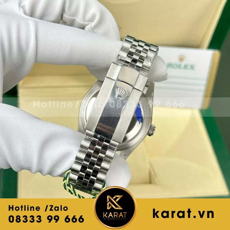 Đồng Hồ Rolex Rep 11 Sky Dweller 326934 Mặt Trắng Dây Jubilee 42mm - Ảnh 4