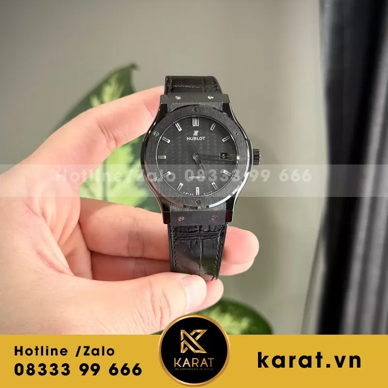 Bộ Sưu Tập Đồng Hồ Hublot Classic Fusion Ceramic Demi Gold Carbon JJZ Factory 42mm - Ảnh 4