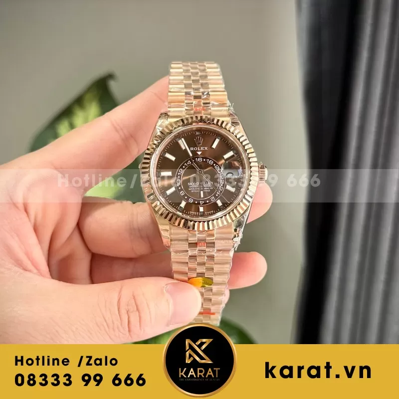 Bộ Sưu Tập Đồng Hồ Rolex Sky-Dweller M336235 Replica 11 42mm - Ảnh 14