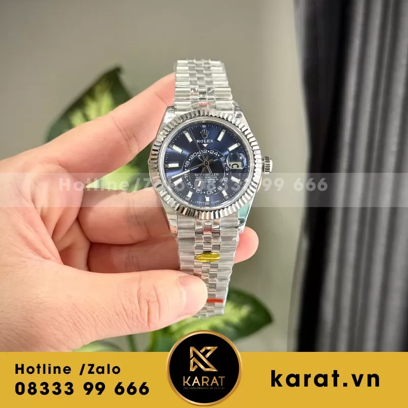 Bộ Sưu Tập Đồng Hồ Rolex Sky-Dweller M336235 Replica 11 42mm - Ảnh 13