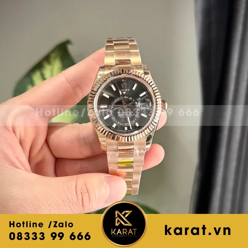 Bộ Sưu Tập Đồng Hồ Rolex Sky-Dweller M336235 Replica 11 42mm - Ảnh 12
