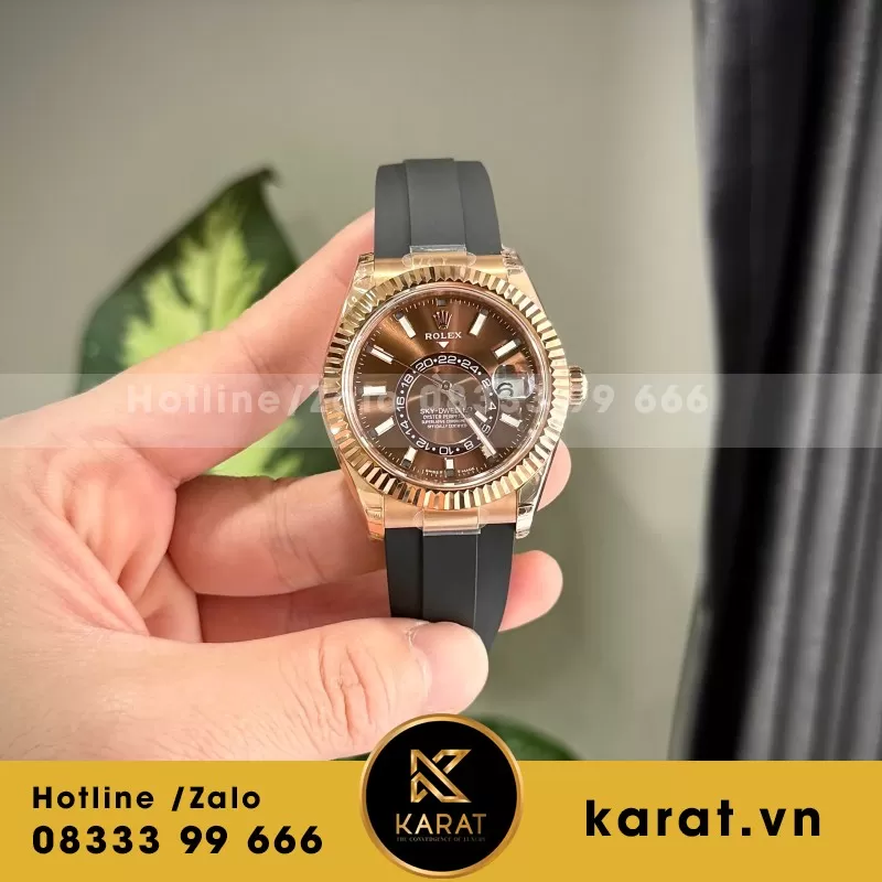 Bộ Sưu Tập Đồng Hồ Rolex Sky-Dweller M336235 Replica 11 42mm - Ảnh 11