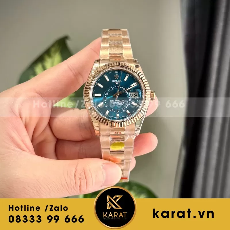 Bộ Sưu Tập Đồng Hồ Rolex Sky-Dweller M336235 Replica 11 42mm - Ảnh 9