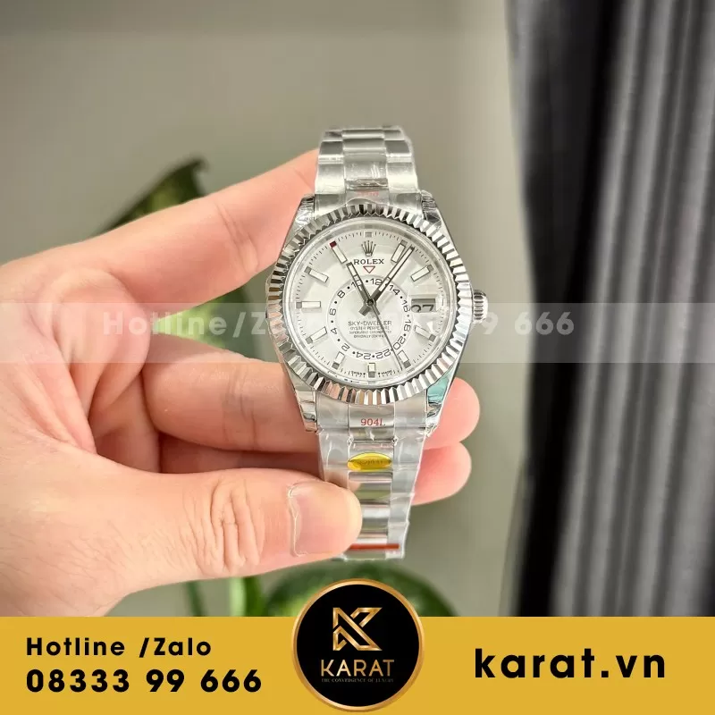 Bộ Sưu Tập Đồng Hồ Rolex Sky-Dweller M336235 Replica 11 42mm - Ảnh 8