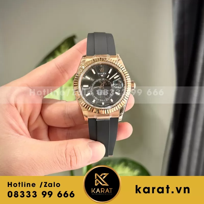 Bộ Sưu Tập Đồng Hồ Rolex Sky-Dweller M336235 Replica 11 42mm - Ảnh 7