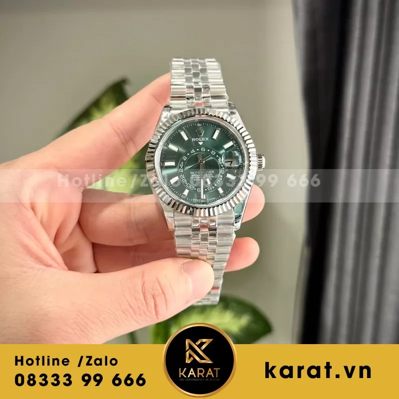Bộ Sưu Tập Đồng Hồ Rolex Sky-Dweller M336235 Replica 11 42mm - Ảnh 6