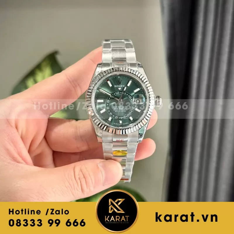 Bộ Sưu Tập Đồng Hồ Rolex Sky-Dweller M336235 Replica 11 42mm - Ảnh 5