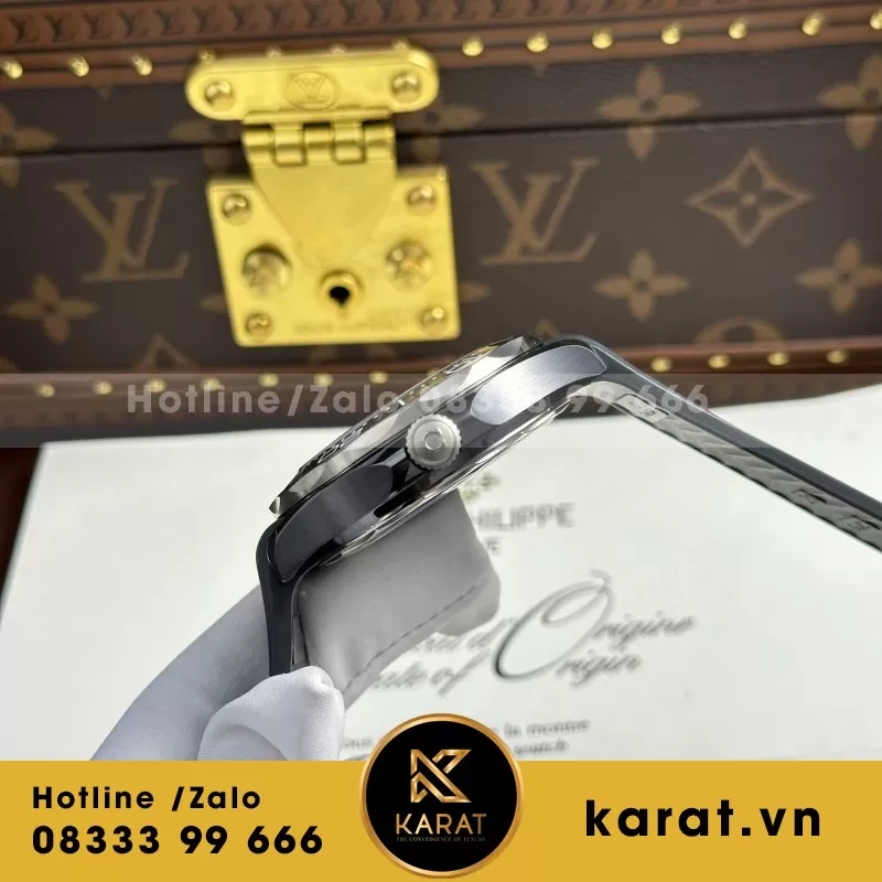 Đồng Hồ Omega Seamaster Diver 300M Replica 1:1 Mặt Số Xám viền gốm Ceramic VSF 42mm - Ảnh 6