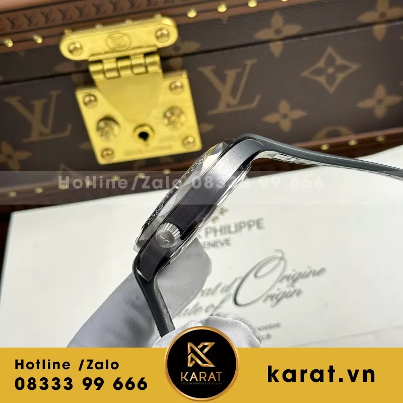 Đồng Hồ Omega Seamaster Diver 300M Replica 1:1 Mặt Số Xám viền gốm Ceramic VSF 42mm - Ảnh 5