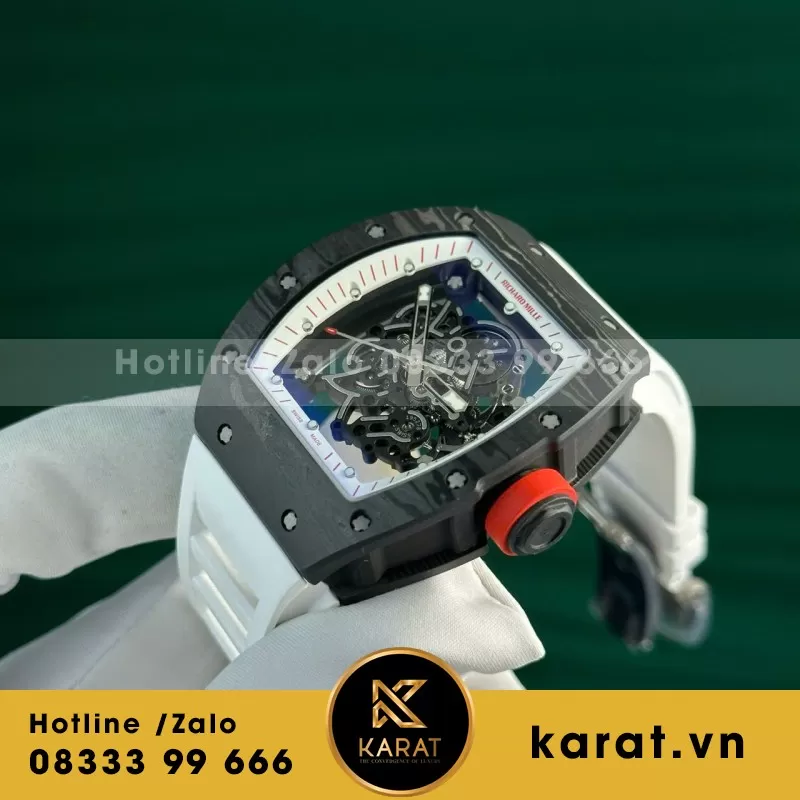 Đồng Hồ Richard Mille RM055 Bubba Watson Carbon Replica 1:1 BBR 45mm - Ảnh 8