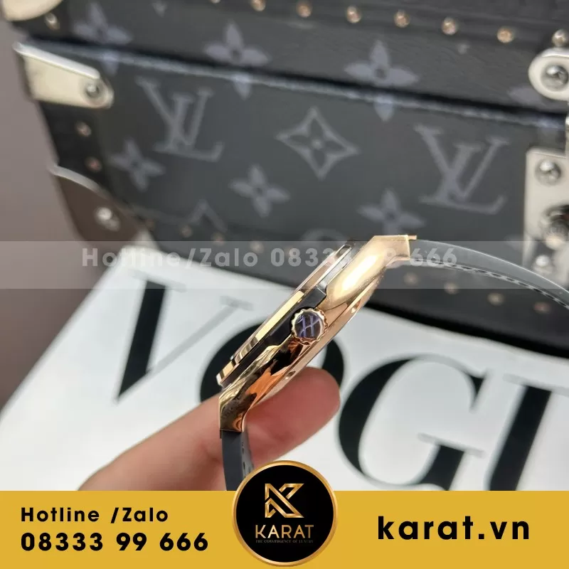 Đồng Hồ Hublot Classic Fusion King Gold Black Replica 1:1 Nhà Máy JJF 38mm - Ảnh 7