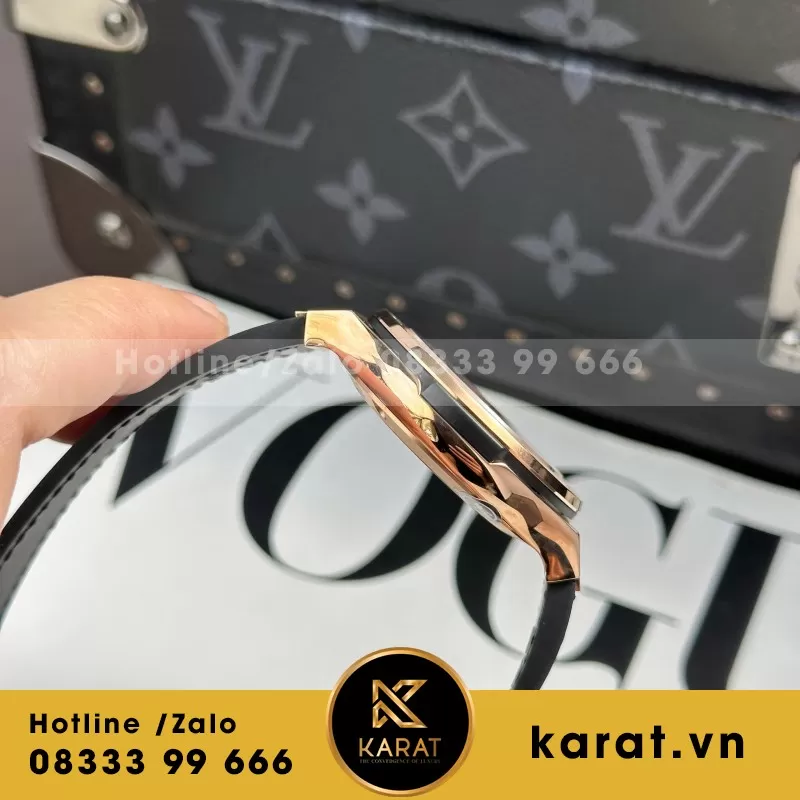 Đồng Hồ Hublot Classic Fusion King Gold Black Replica 1:1 Nhà Máy JJF 38mm - Ảnh 6