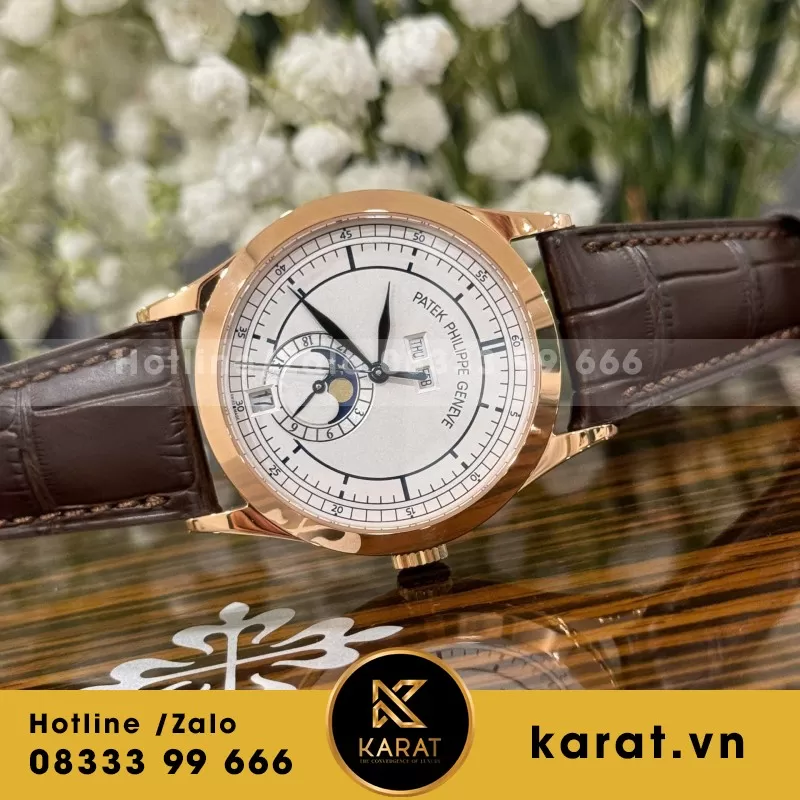 Đồng Hồ Patek Philippe Grand Complications 5396 Fake 11 Cao Cấp Mặt Trắng 40mm - Ảnh 4