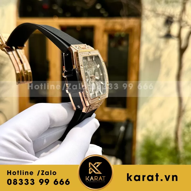 Đồng Hồ Hublot Nam Rep 1:1 Spirit Of Big Bang Chronograph King Gold 42mm - Ảnh 4