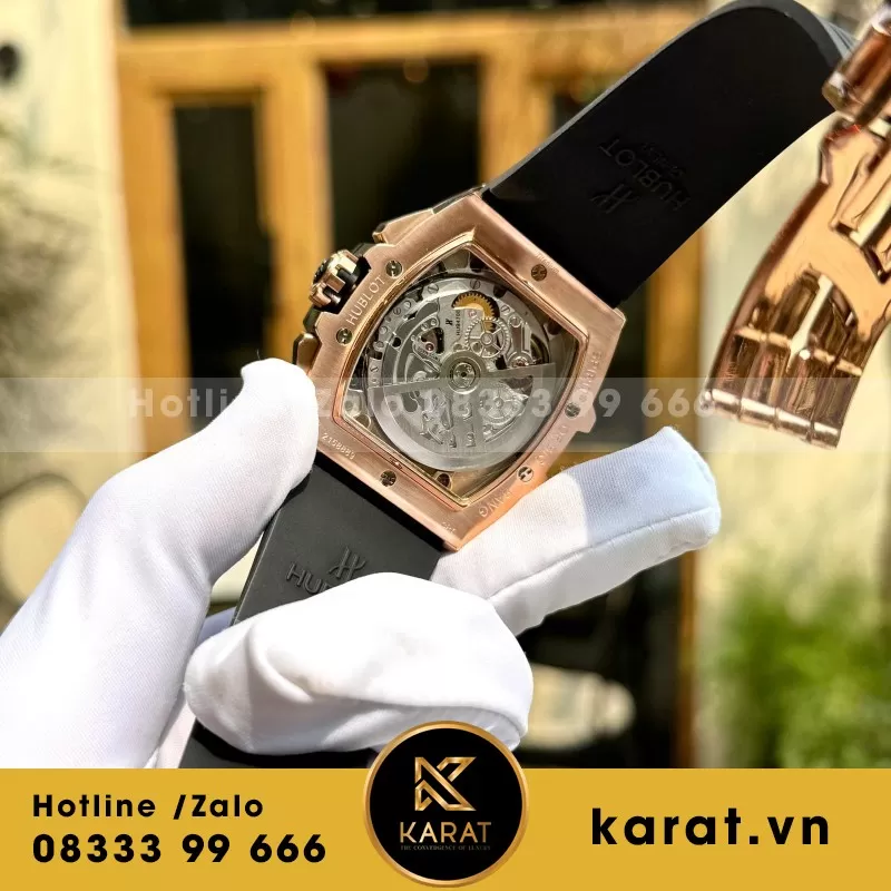 Đồng Hồ Hublot Nam Rep 1:1 Spirit Of Big Bang Chronograph King Gold 42mm - Ảnh 3