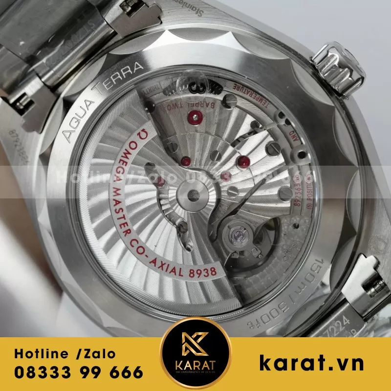 Đồng Hồ Omega Seamaster Aqua Terra Rep 11 Màu Xanh Lá Cây 43mm - Ảnh 4