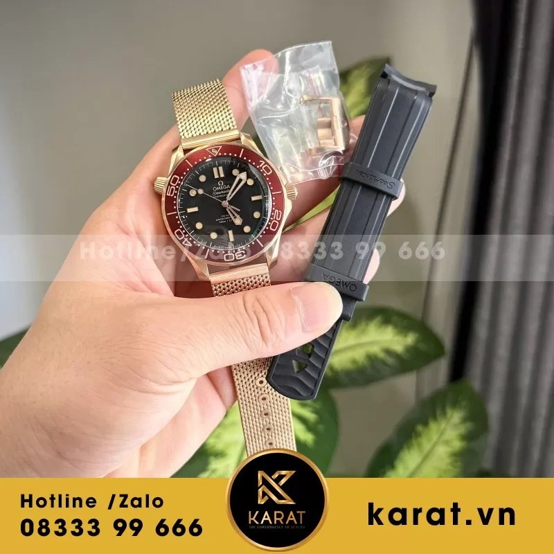 Đồng Hồ Omega Seamaster Diver 300M Co-Axial Master Chronometer Rep 11 Xưởng VS 42mm - Ảnh 8