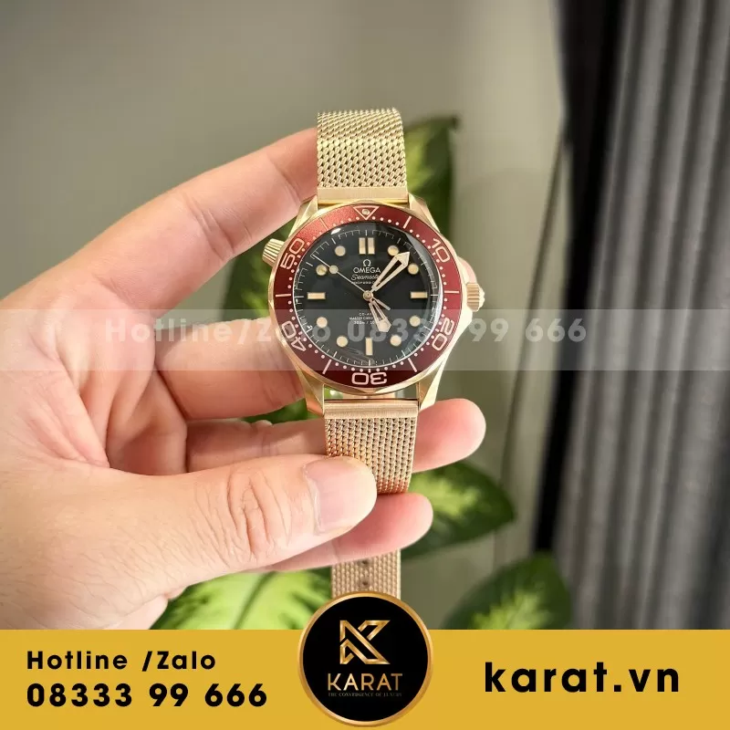 Đồng Hồ Omega Seamaster Diver 300M Co-Axial Master Chronometer Rep 11 Xưởng VS 42mm - Ảnh 7