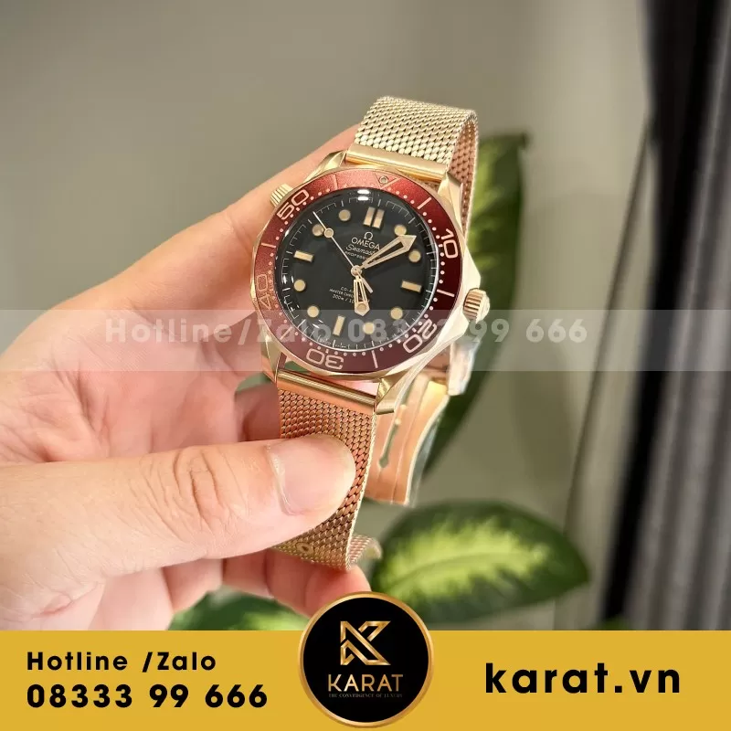 Đồng Hồ Omega Seamaster Diver 300M Co-Axial Master Chronometer Rep 11 Xưởng VS 42mm - Ảnh 6