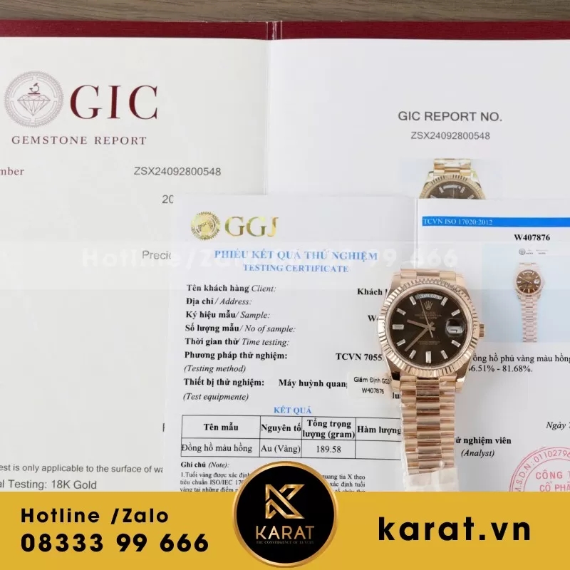 Đồng Hồ Rolex DateJust Chế Tác Đính Moissanite + Bọc Vàng Thật 18K 40mm - Ảnh 8