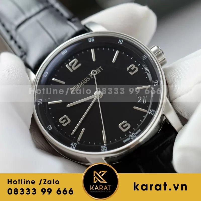 Đồng Hồ Chế Tác Audemars Piguet Code 11.59 Selfwinding 15210OR Mặt Đen Nhà Máy APS 41mm - Ảnh 9