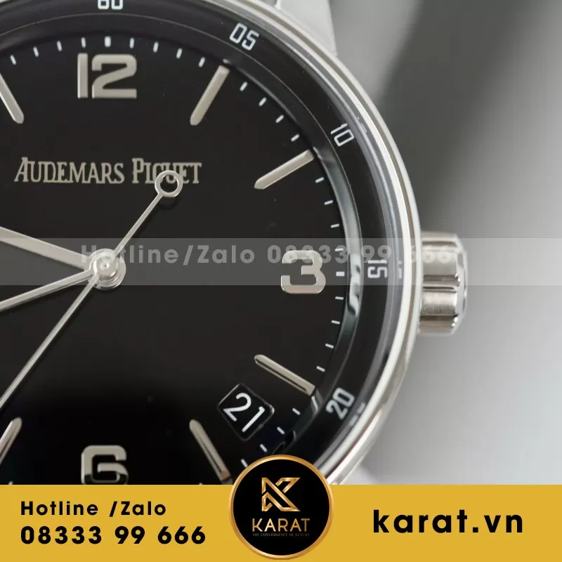 Đồng Hồ Chế Tác Audemars Piguet Code 11.59 Selfwinding 15210OR Mặt Đen Nhà Máy APS 41mm - Ảnh 7