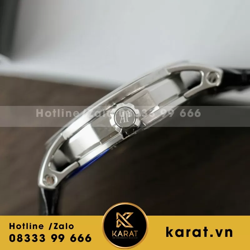 Đồng Hồ Chế Tác Audemars Piguet Code 11.59 Selfwinding 15210OR Mặt Đen Nhà Máy APS 41mm - Ảnh 6