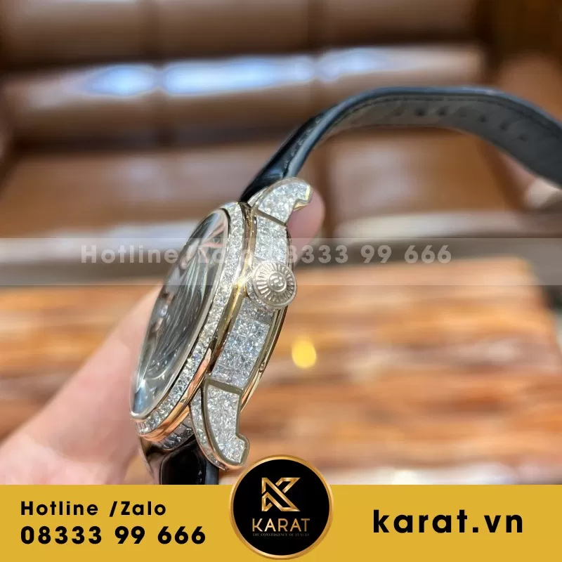 Đồng Hồ Roger Dubuis Chế Tác Vàng Hồng 18k Kim Cương Thiên Nhiên - Ảnh 3