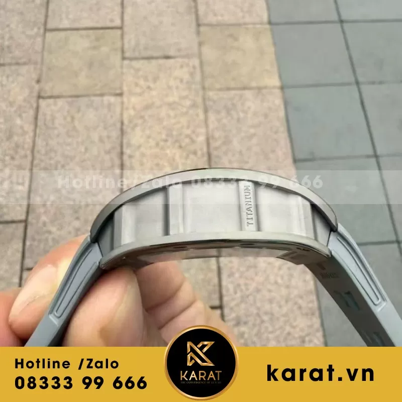 Đồng Hồ Richard Mille RM055 Gray Titanium Custom Movement 45mm - Ảnh 3