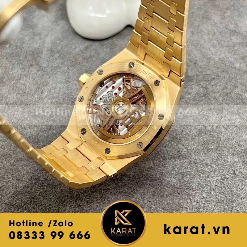 Đồng Hồ Audemars Piguet Jumbo Extra Thin 16202 Chế Tác Vàng 18k 39mm - Ảnh 6