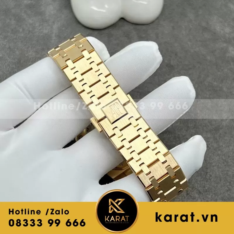 Đồng Hồ Audemars Piguet Jumbo Extra Thin 16202 Chế Tác Vàng 18k 39mm - Ảnh 5