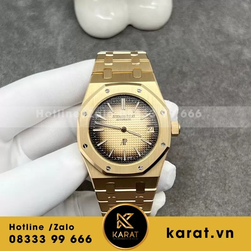 Đồng Hồ Audemars Piguet Jumbo Extra Thin 16202 Chế Tác Vàng 18k 39mm - Ảnh 3