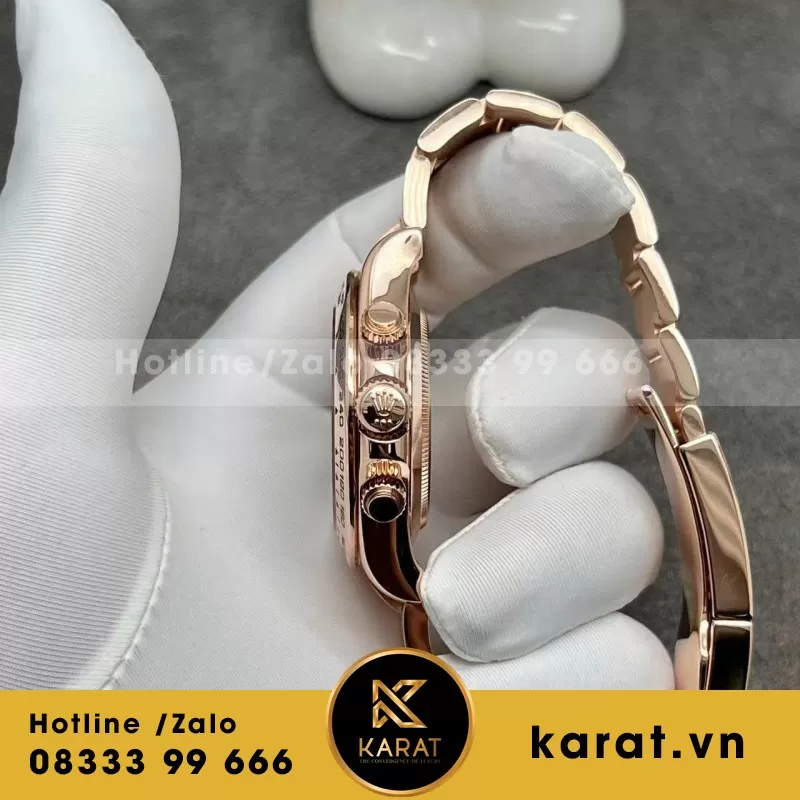 Đồng Hồ Rolex Daytona 126505 Chế Tác Vàng Đúc 18k 40mm - Ảnh 5