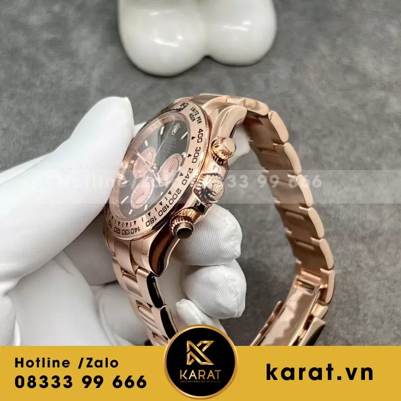 Đồng Hồ Rolex Daytona 126505 Chế Tác Vàng Đúc 18k 40mm - Ảnh 4